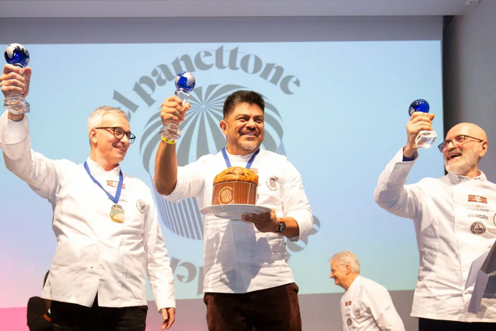 Orgullo Mexicano ganó el título de Mejor Panadero del Mundo en campeonato en Milán al mejor Panettone