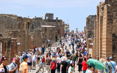 El exceso de visitantes en Pompeya obliga a limitar el acceso
